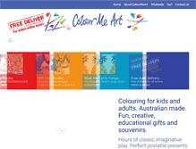 Tablet Screenshot of colourmeart.com